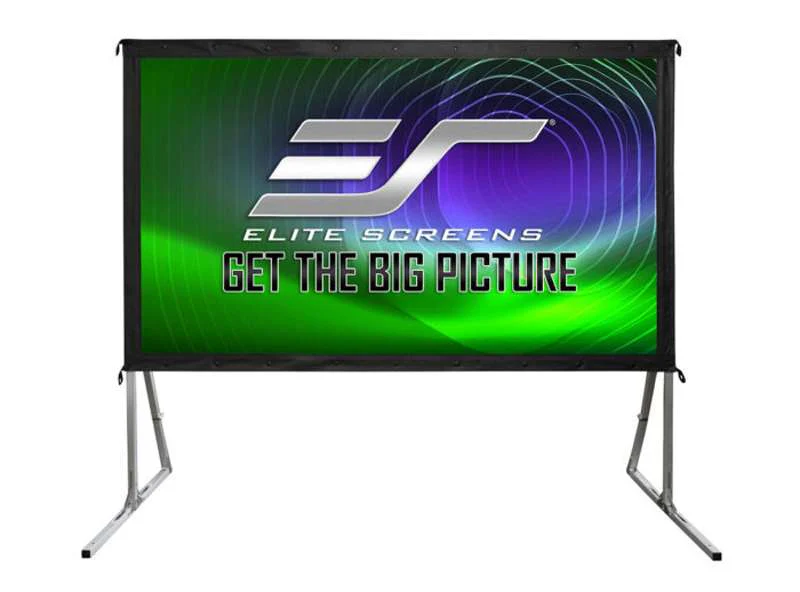 Elite Screens Yard Master 2 Rear Series, 110-inch Diag., 16:9 Portable Screen, WraithVeil Material - Image 3