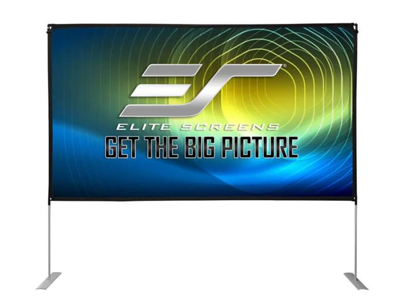 Elite Screens Yard Master Lite Series, 125-inch Diag., 16:9 Portable Screen, SilkWhite 2 Material - Image 8