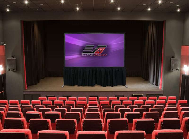 Elite Screens Yard Master Pro 2 Series, 180-inch Diag. 16:9 Portable Screen, CineWhite/WraithVeil Material - Image 2