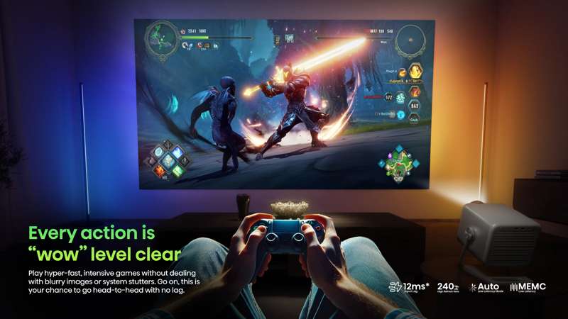 Hisense M2 Pro 4K UHD Triple Laser Smart Mini Projector - Image 3