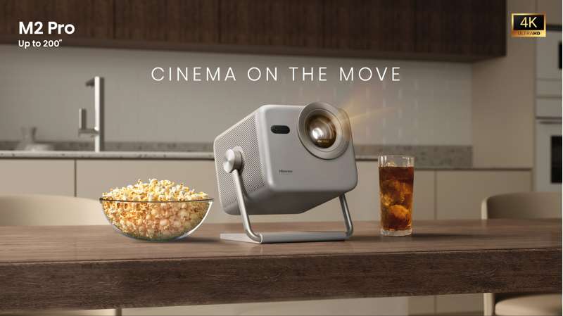 Hisense M2 Pro 4K UHD Triple Laser Smart Mini Projector - Image 5