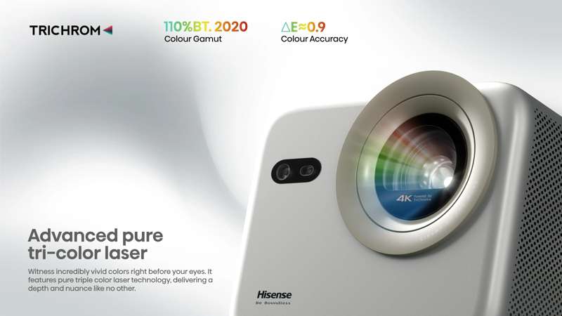 Hisense M2 Pro 4K UHD Triple Laser Smart Mini Projector - Image 7