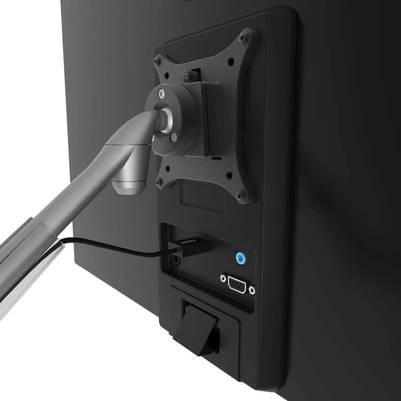Kanto Single-Monitor Gas Shock Desktop Mount for 17-inch to 32-inch Displays - Silver - Image 3