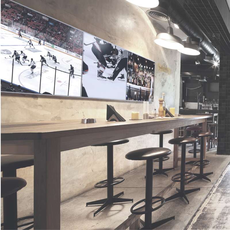 Kanto Menu Board Wall Mount System with Tilting Arms for 40" - 60" TVs, 3 Screens - Image 7