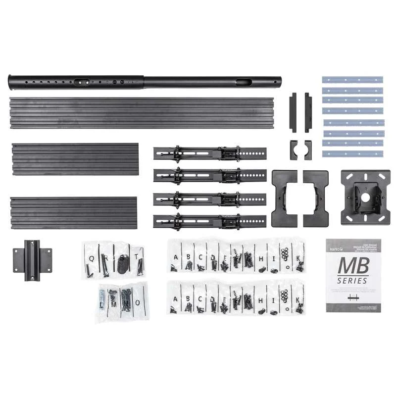 Kanto Menu Board Ceiling Mount System with Tilting Arms for 40-Inch to 60-Inch TVs (2 wide, 1 high, 1 sided) - Image 13
