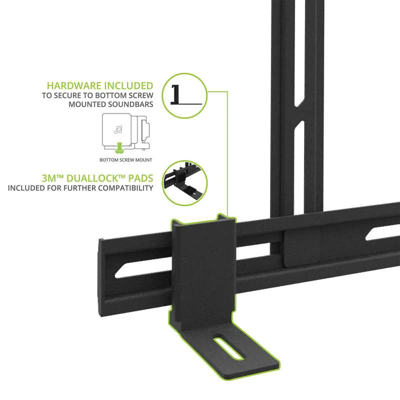 Kanto Universal Sound Bar TV Mount - Black - Image 4
