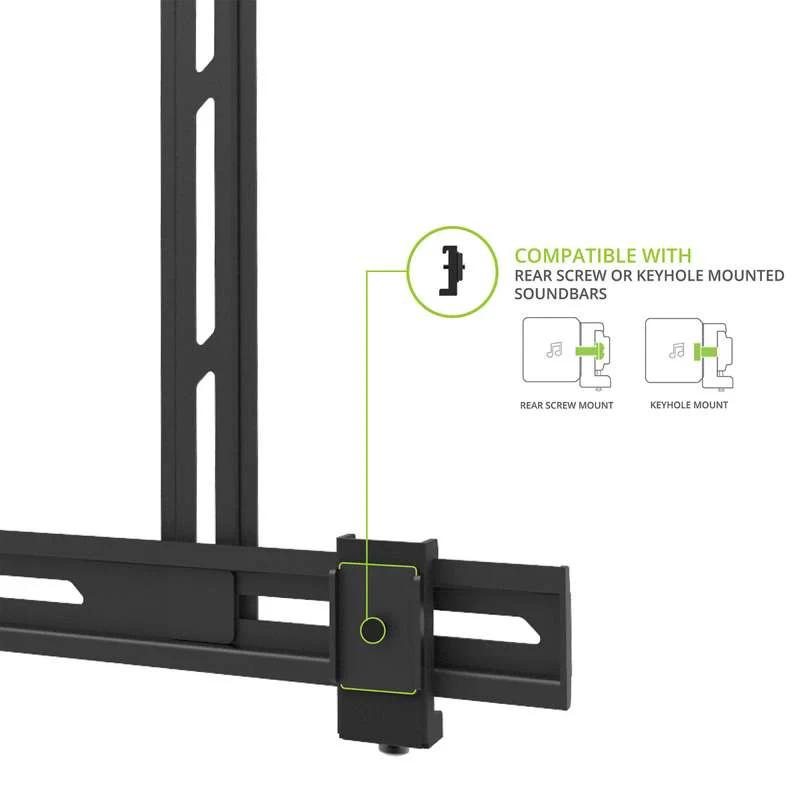 Kanto Universal Sound Bar TV Mount - Black - Image 5
