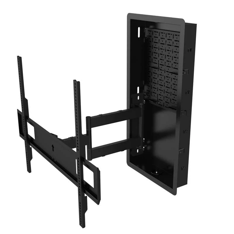 Kanto Pro Series Recessed In-wall Full Motion Articulating TV Mount for 65" - 90" TVs - Image 6
