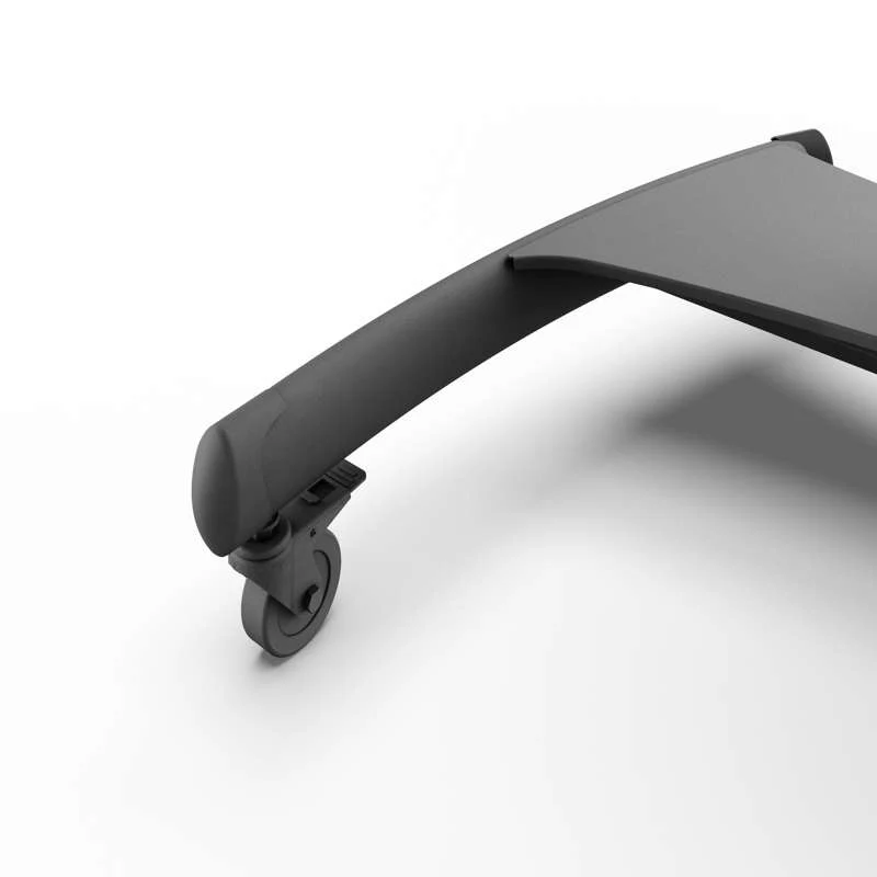 Kanto Rolling TV Stand for 55-inch to 86-inch TVs and Interactive Displays - Black - Image 8