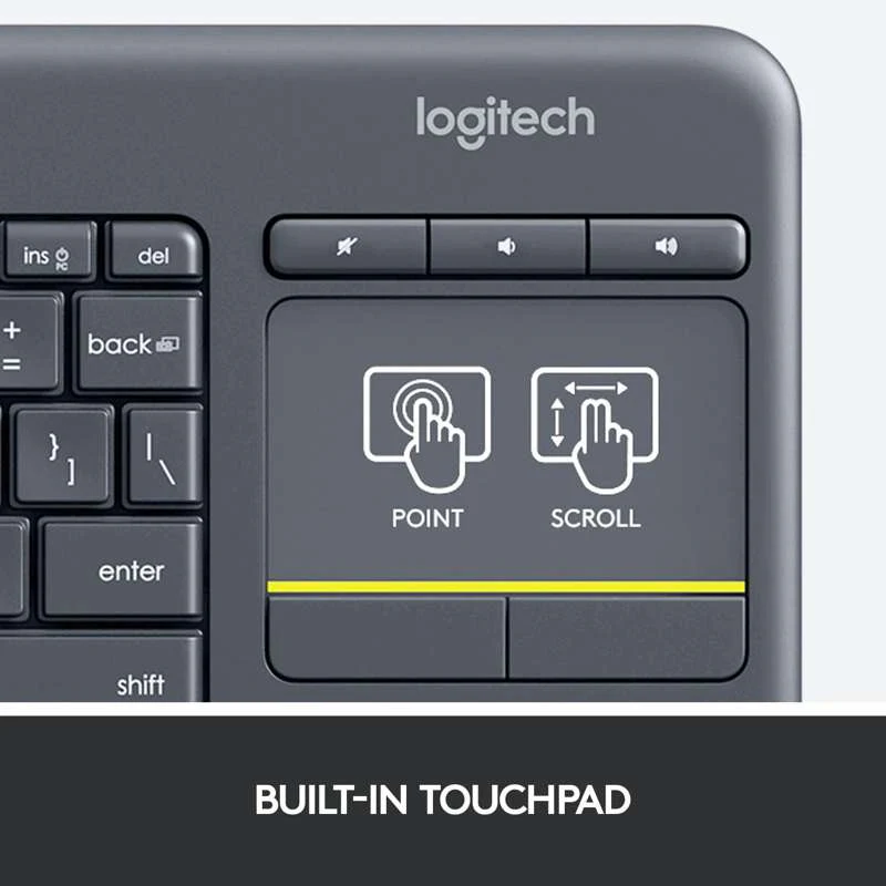 Logitech K400 Plus Wireless Touch Keyboard - Image 4