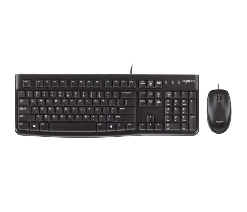 Logitech MK120 Corded Keyboard and Mouse Combo