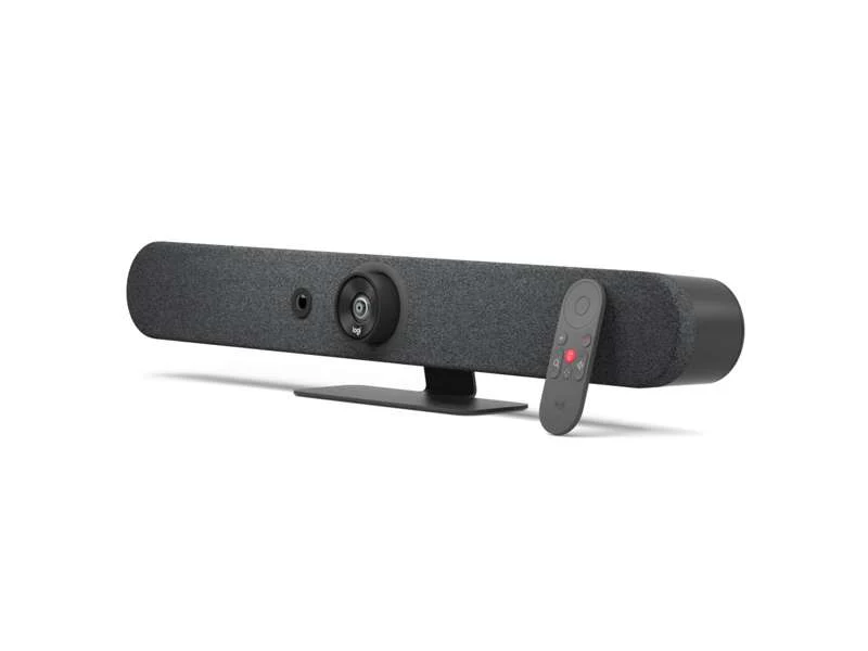 Logitech Rally Bar Mini Room Kit - Rally Bar Mini + Tap Cat5e + Mic Pod (TAA Compliant) - Image 4