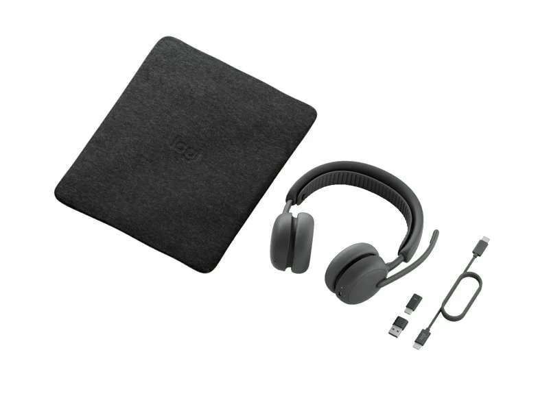 Logitech Zone Wireless 2 ES for Business Wireless Headset - UC version w/receiver, Graphite - Image 6