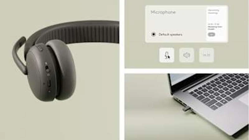 Logitech Zone Wireless 2 ES for Business Wireless Headset - UC version w/receiver, Graphite - Image 9