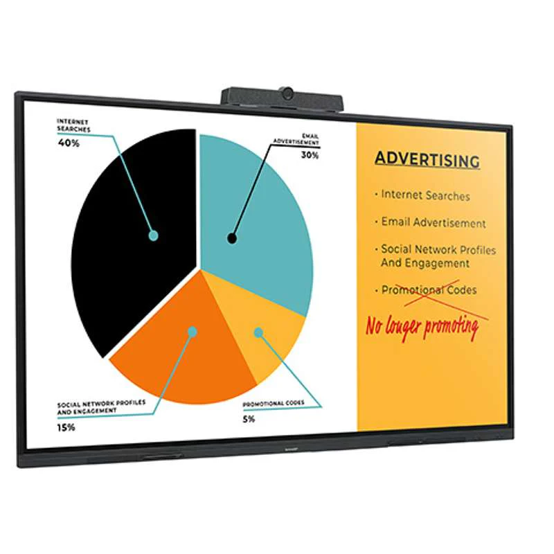 NEC 65'' Class AQUOS BOARD Interactive Display - Image 2