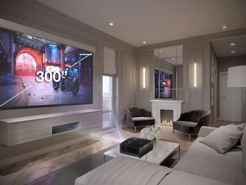 Optoma GT2400HDR Short Throw Full HD 1080p Laser Home Projector - Image 3