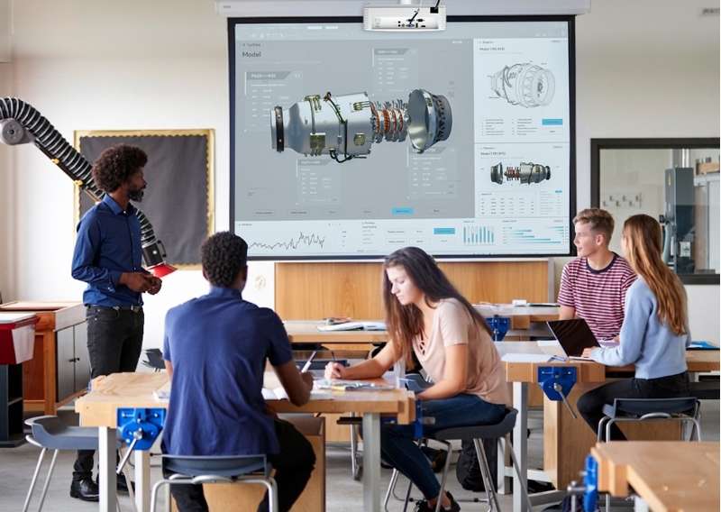 Optoma W405LVe WXGA High‑Brightness Laser Projector - Image 2