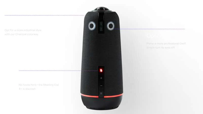 Owl Labs Meeting Owl 4+ 4K 360-Degree Smart Video Conference Camera - Image 4