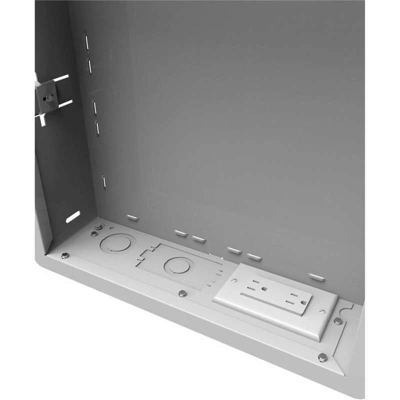 Peerless-AV 14"x14" In-Wall Box for Recessed Power and AV Components with optional Surge Protector - Image 2