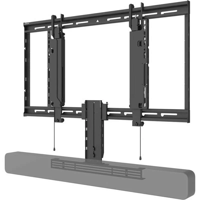 Peerless-AV ACC-STSVCB Mounting Bar for Video Conference Equipment, Display, Sound Bar Speaker - Black - TAA Compliant - Image 2