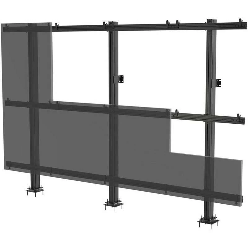 Peerless-AV SEAMLESS Connect Universal dvLED Floor-to-Wall Mount for 27" Displays up to 610mm Wide in a 4x4 Configuration