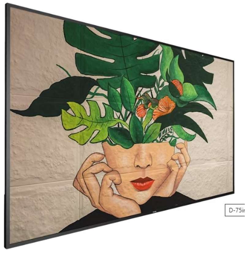 Philips D-Line Series 75'' 4K UHD Commercial 24/7 Display - Image 2
