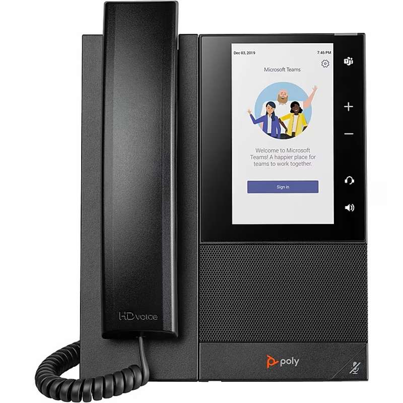 Poly CCX 505 Business Media Phone with Open SIP, PoE‑Enabled, TAA‑Compliant, US (849A6AA#ABA) - Image 3
