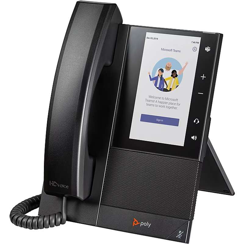 Poly CCX 505 Business Media Phone with Open SIP, PoE‑Enabled, TAA‑Compliant, US (849A6AA#ABA) - Image 4