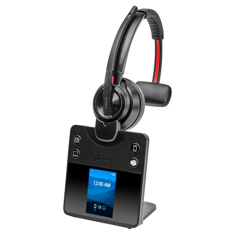 Poly Savi 8410 Office Monaural Microsoft Teams Certified DECT Wireless Headset (8L7E9AA#ABA) - Image 2