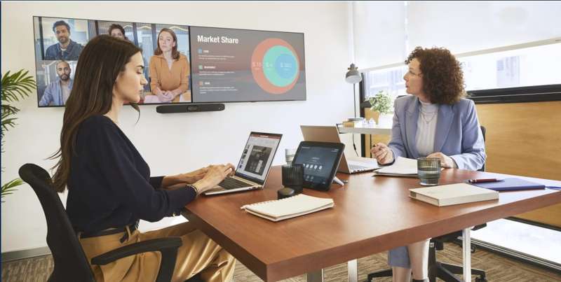 Poly Studio X32 All-in-One Video Bar for Conferencing Space - Image 8