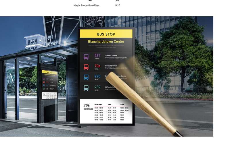 Samsung 55" OHA-S Series FHD Full Outdoor Signage Display - Image 3