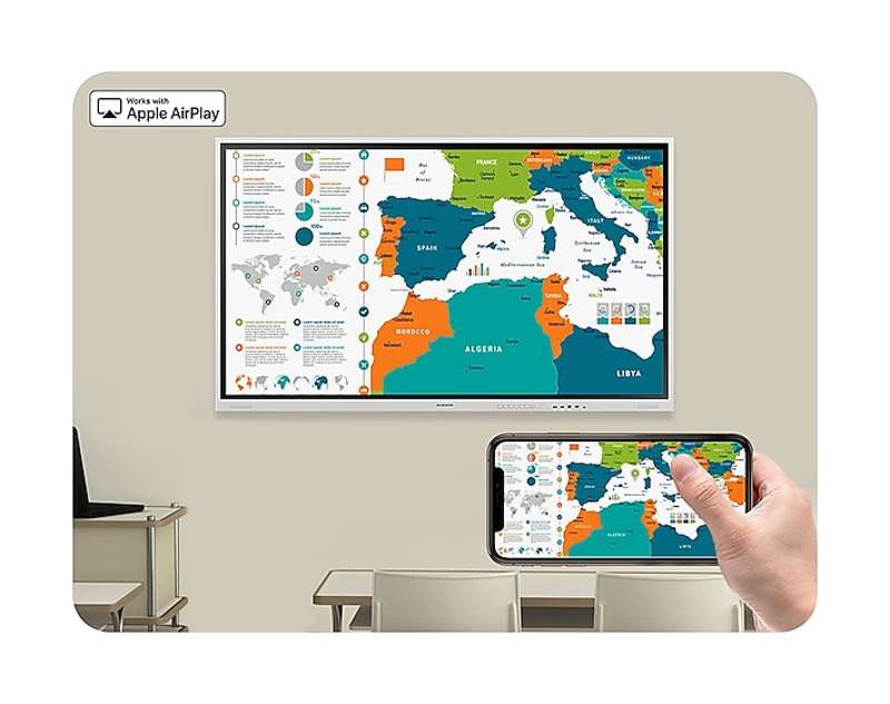 Samsung Flip Pro WM55B 55" 4K UHD Interactive Display - Image 3