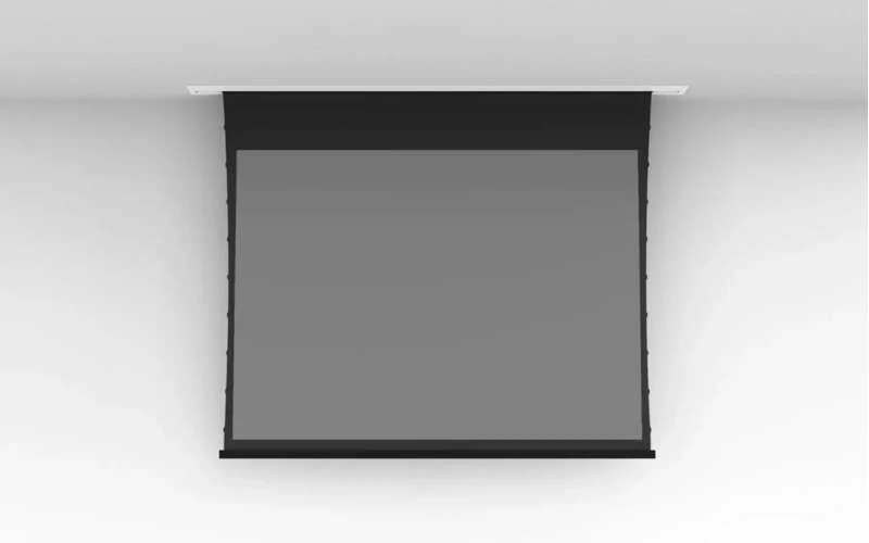 Screen Innovations Solo 3 Indoor Flush Mount Electric Screen, 74'' x 131'' with Pure White Material