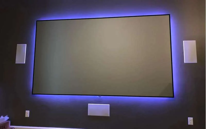 Screen Innovations Zero Edge Series Frame Screen, 78'' x 184'' with Pure Gray Material - Image 4