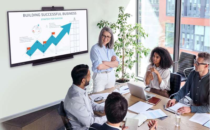 Sharp PN-LC752 AQUOS BOARD 75" 4K UHD Collaboration Display - Image 4
