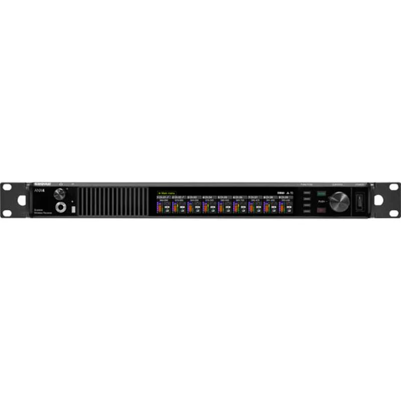 Shure ANX4 Scalable Wireless Receiver for Axient Digital and ULX-D Systems, DC Power - Image 3