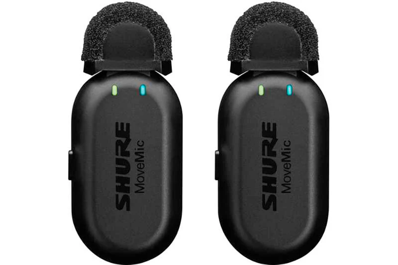 Shure MoveMic Two Two-Channel Wireless Lavalier Microphones