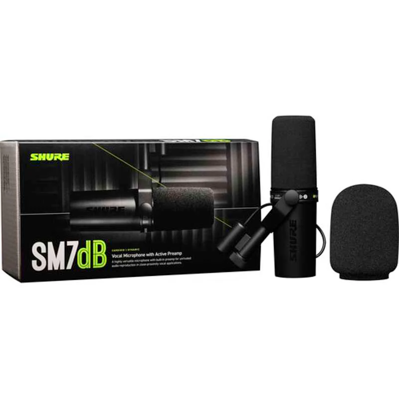 Shure SM7DB Dynamic Vocal Microphone With Built-in Preamp - Image 2