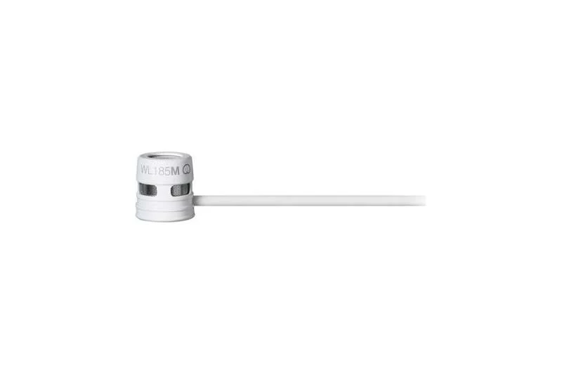 Shure WL185M Low-profile Cardioid Lavalier Microphone, White - Image 2