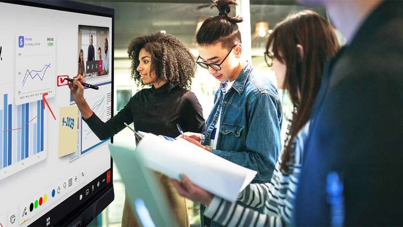 SMART Board 65" QX (V2) Pro series with iQ Video Conferencing Display - Image 6