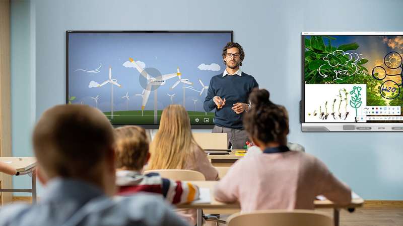 SMART Board NX series 86''  Non-Interactive Display with Screen Sharing - Image 3