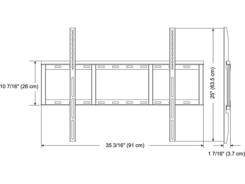 SMART WM-SBID-200 - SMART Wall Mount for GX, MX, M Pro, NX, QX, RX and 6000s series - Image 2