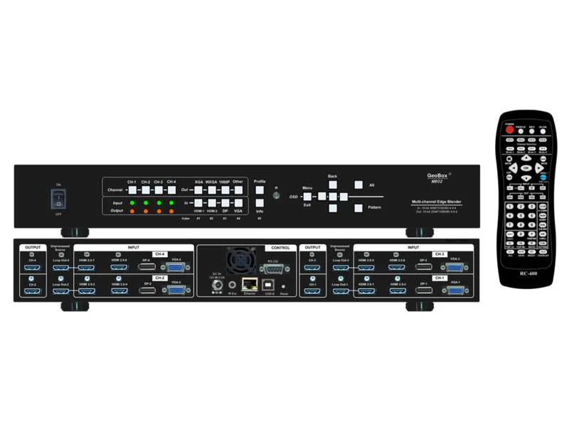 VigilLink 4k in/2k out Modular Edge Blending Processor - single channel