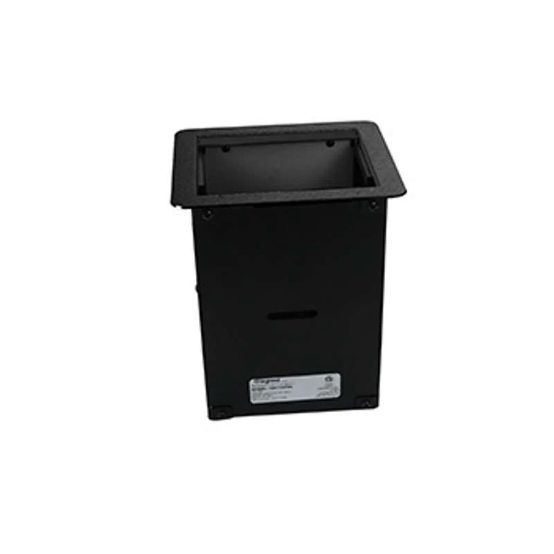 Wiremold InteGreat A/V TABLE BOX WITH USB, FIELD WIRED, BLACK - Image 3