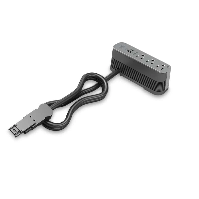 Wiremold ModPower End Unit, On Surface, Magnesium