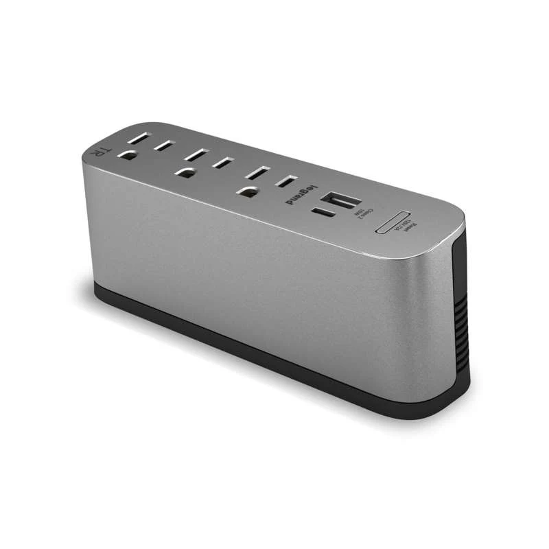 Wiremold ModPower End Unit, On Surface, Magnesium - Image 3
