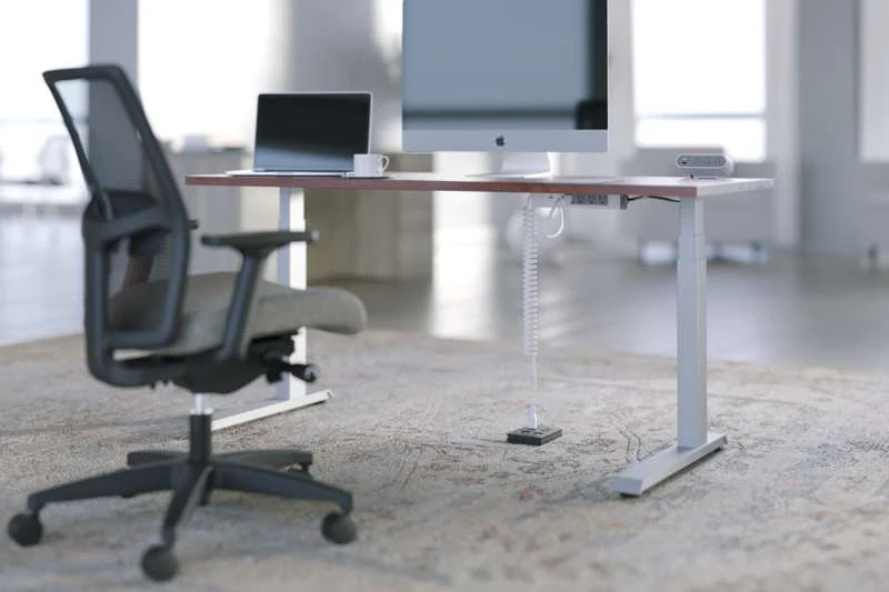 Wiremold Sit Stand Desk Power Module with Dual Outlets and USB Ports, Black - Image 4