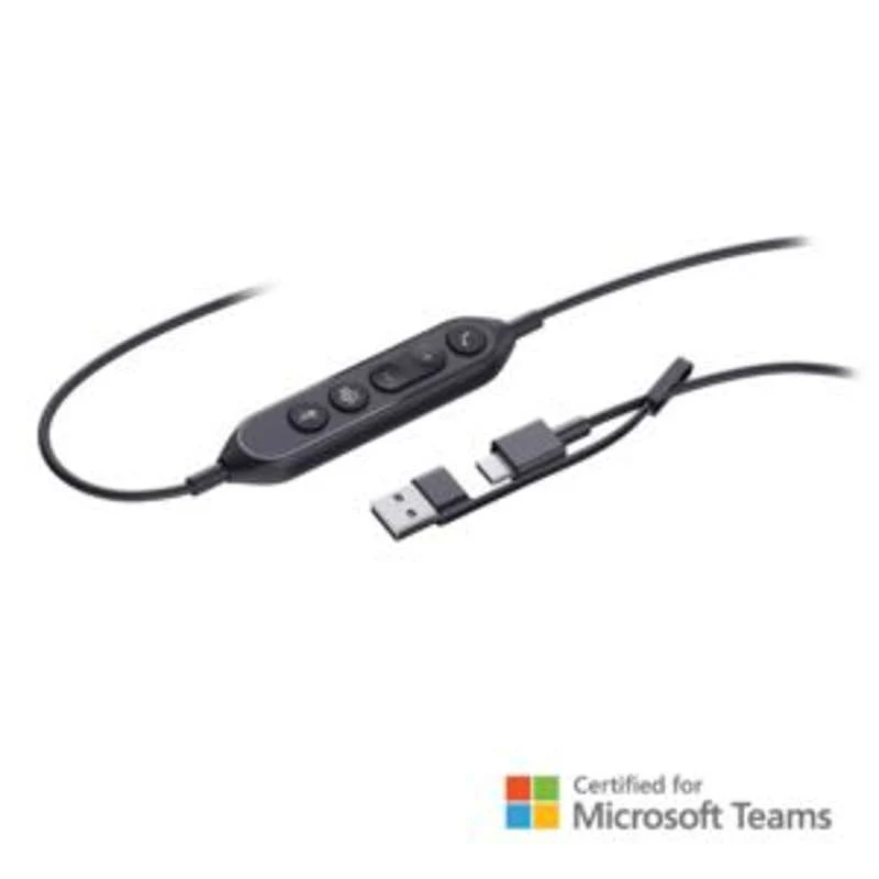Yealink UH46 Mono Teams USB-C/A Lightweight USB Headset for Microsoft Teams - Image 2