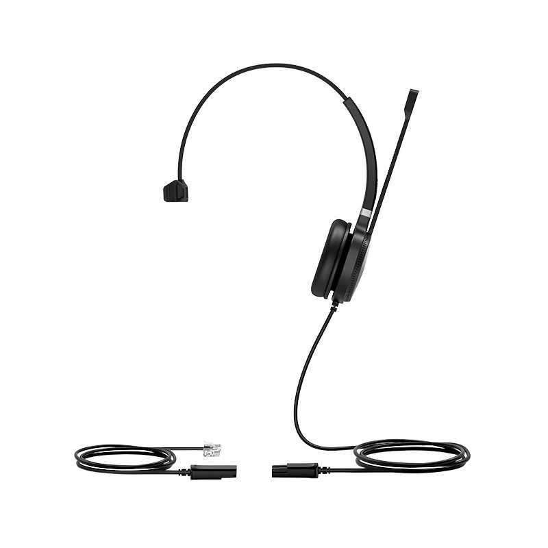 Yealink YHS34 Mono Professional RJ9 Wired Headset with Leather Cushions for Yealink IP Phones - Image 2